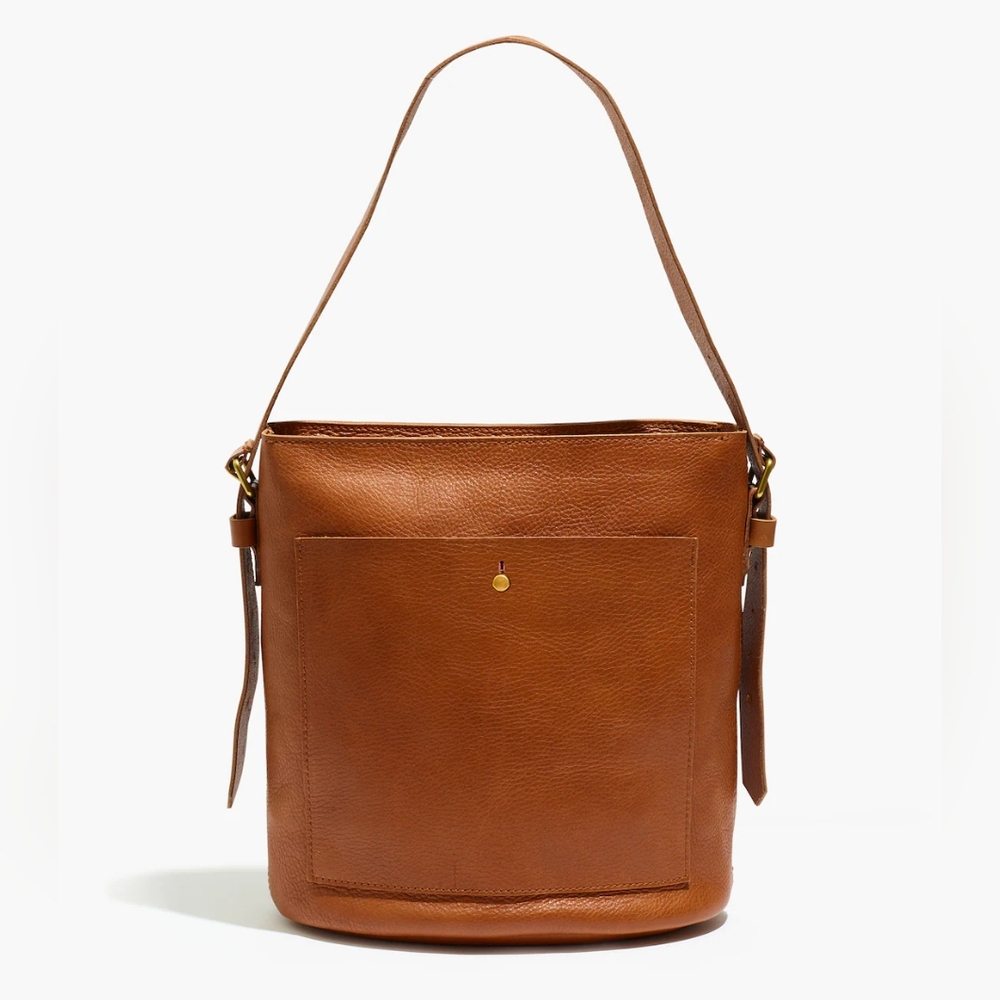 Madewell Tan Leather Tote Bag